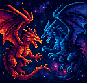 Galactic Dragon Battle